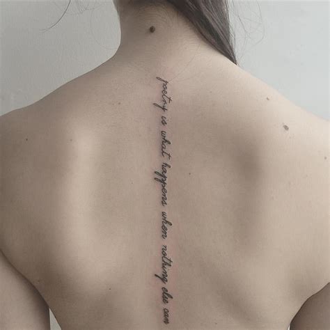 frases para tatuajes en la columna mujer|Frases para la columna tatuajes